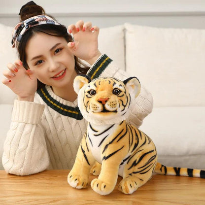 23cm Baby Tiger Plush Toy Pillow for Kids by HitMyNeed
