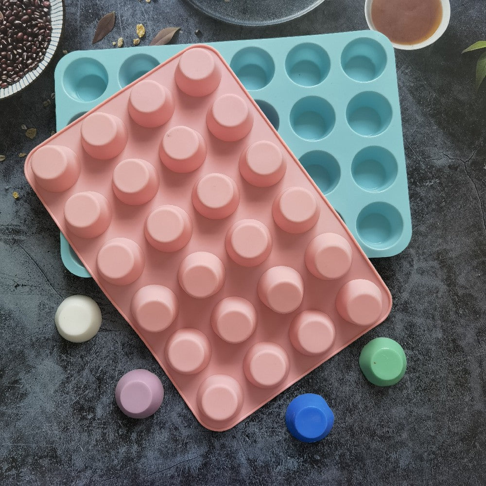 24-Hole Silicone Mini Muffin Pan by HitMyNeed