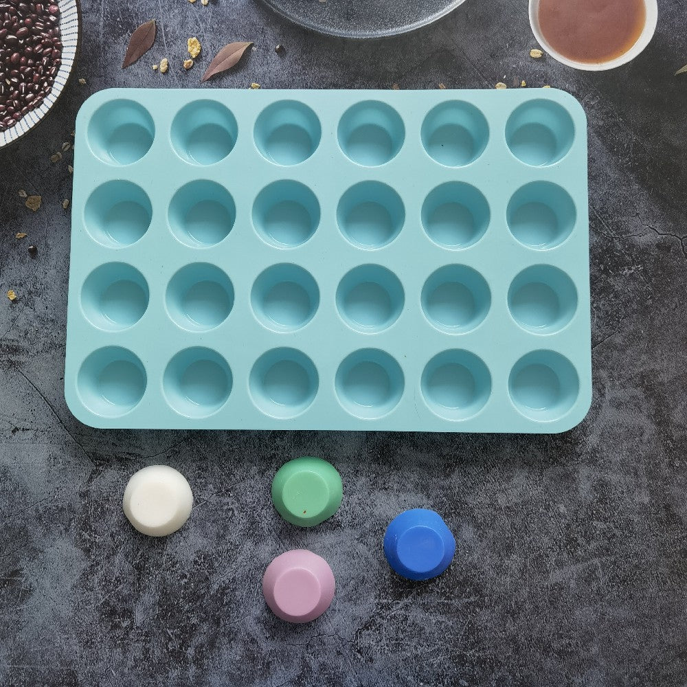 24-Hole Silicone Mini Muffin Pan by HitMyNeed