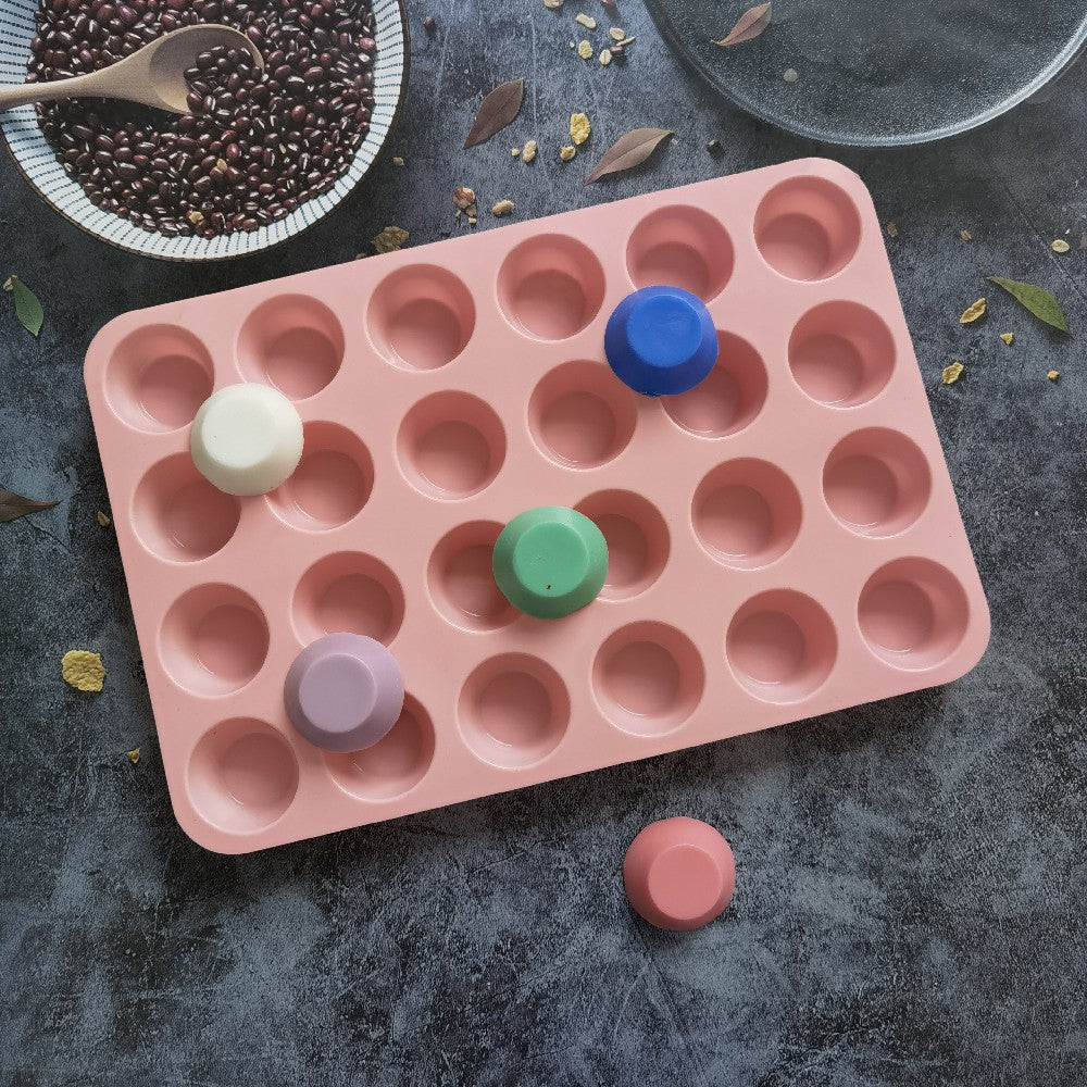 24-Hole Silicone Mini Muffin Pan by HitMyNeed
