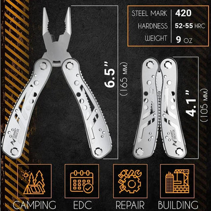 24-in-1 Multitool Pliers for Camping & Survival by HitMyNeed