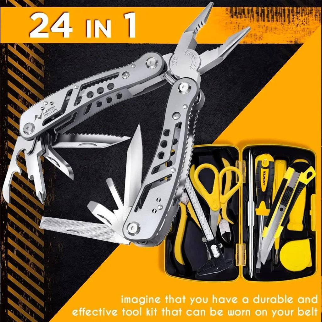 24-in-1 Multitool Pliers for Camping & Survival by HitMyNeed