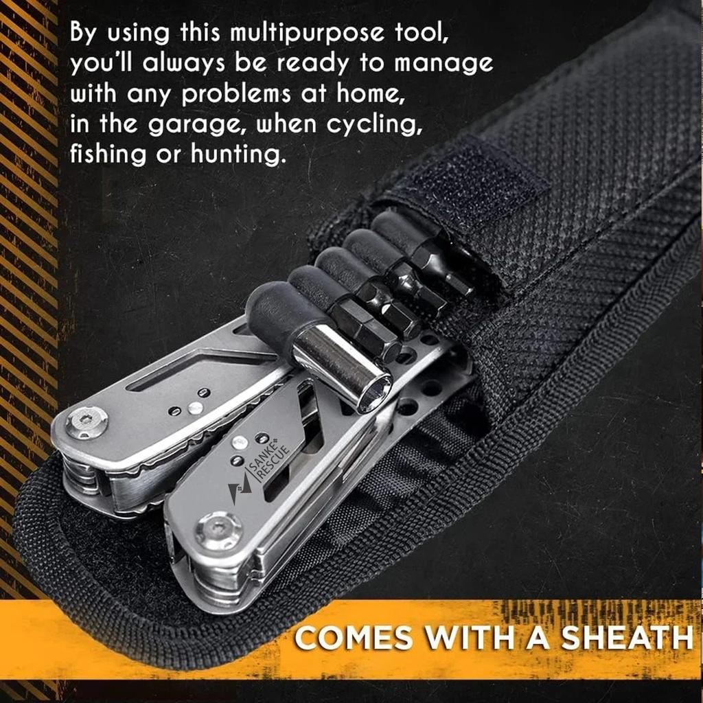 24-in-1 Multitool Pliers for Camping & Survival by HitMyNeed