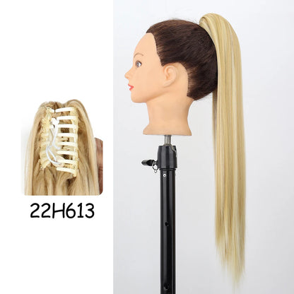 24-Inch Blonde Wavy Claw Clip Ponytail Extension 22h613-200661232 by HitMyNeed
