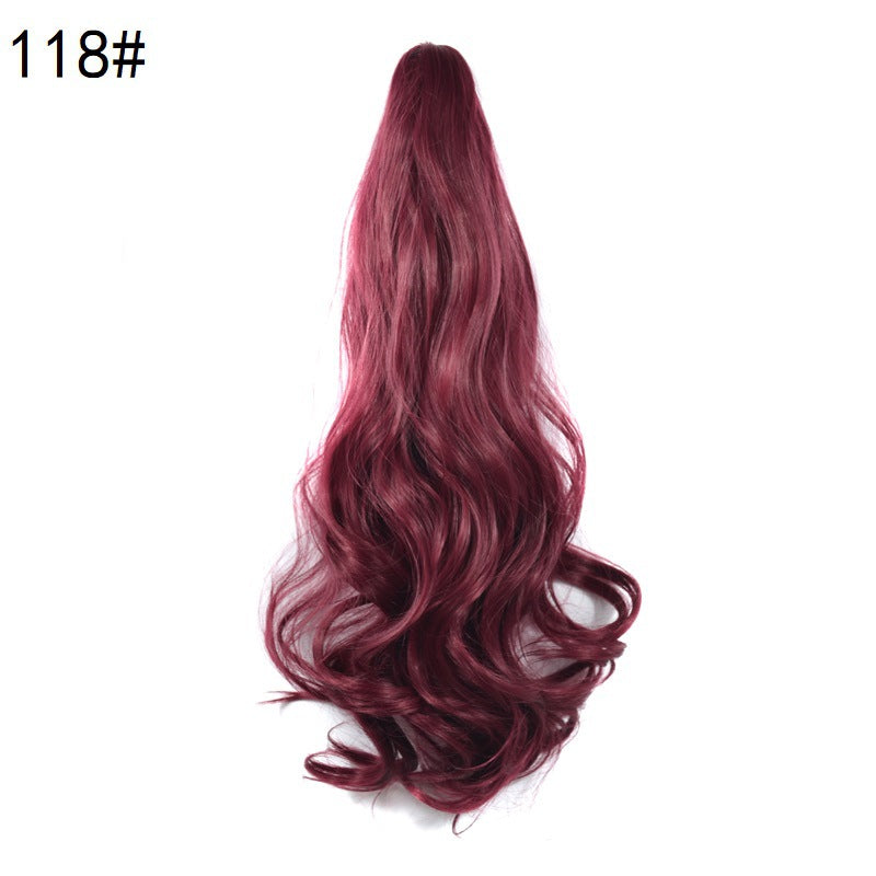24" Multicolor Wavy Synthetic Ponytail Extension 118 by HitMyNeed