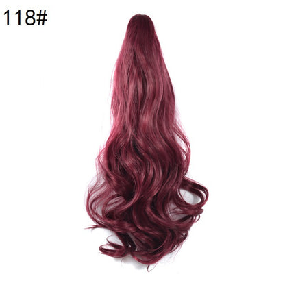 24" Multicolor Wavy Synthetic Ponytail Extension 118 by HitMyNeed