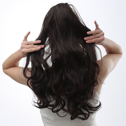 24" Multicolor Wavy Synthetic Ponytail Extension by HitMyNeed