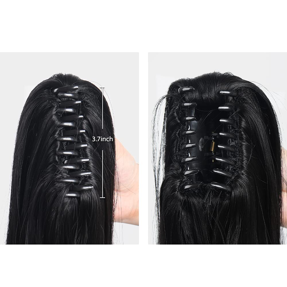 24" Multicolor Wavy Synthetic Ponytail Extension by HitMyNeed