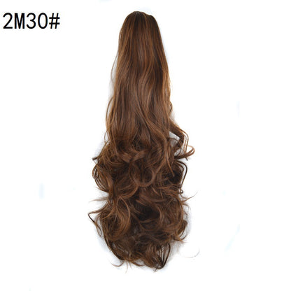 24" Multicolor Wavy Synthetic Ponytail Extension 2m30 by HitMyNeed