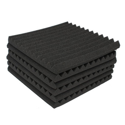 24-Pack Acoustic Foam Soundproof Panels 12x12x1 by HitMyNeed