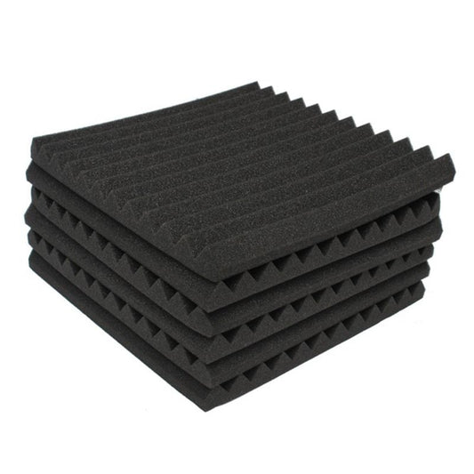 24-Pack Acoustic Foam Soundproof Panels 12x12x1 by HitMyNeed
