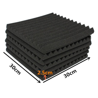 24-Pack Acoustic Foam Soundproof Panels 12x12x1 by HitMyNeed