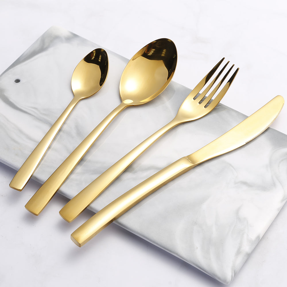 24-Piece Stainless Steel Cutlery Set for 6 Persons by HitMyNeed