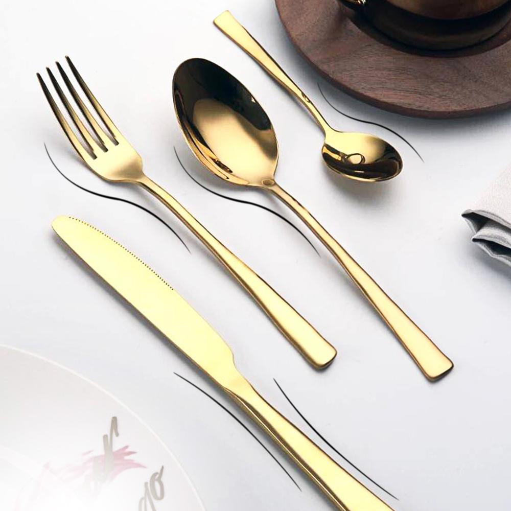 24-Piece Stainless Steel Cutlery Set for 6 Persons by HitMyNeed