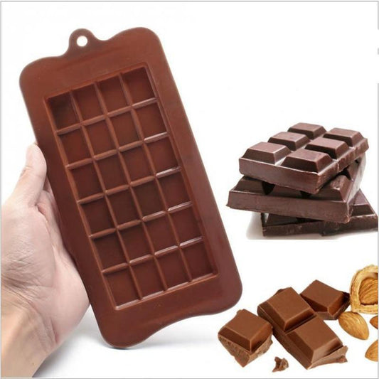 24 Slot Silicone Chocolate Bar Mold by HitMyNeed