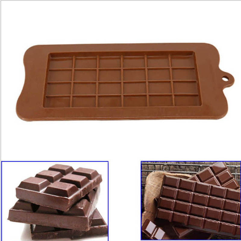 24 Slot Silicone Chocolate Bar Mold by HitMyNeed
