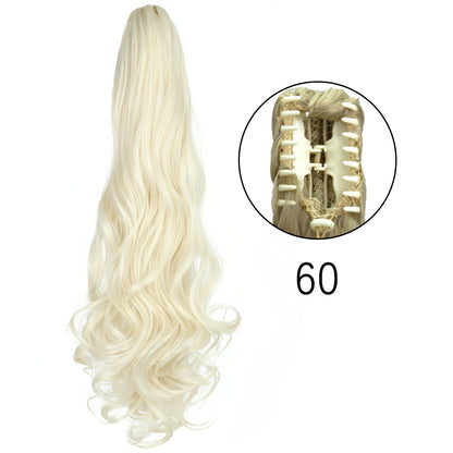 24" Synthetic Straight Claw Clip Ponytail Extension 60-200744744 by HitMyNeed