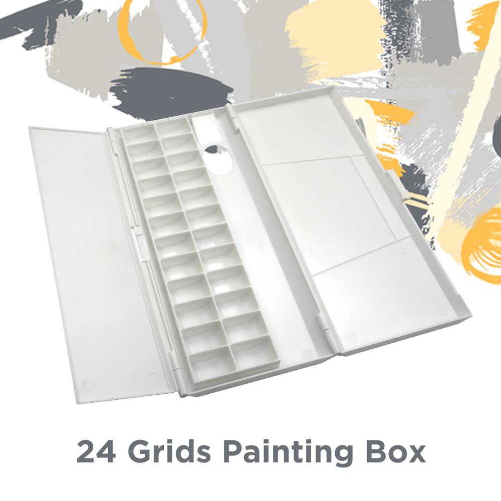 24-Well Folding Watercolor Palette with Thumb Hole by HitMyNeed