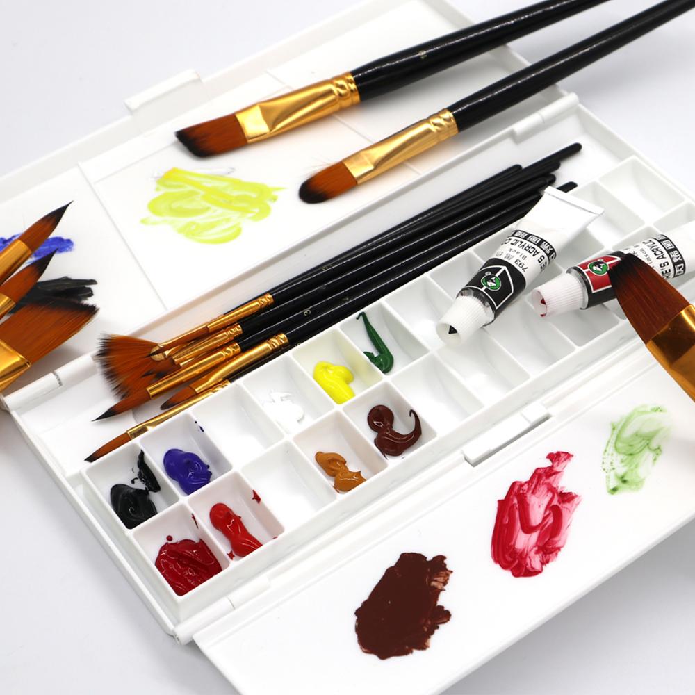 24-Well Folding Watercolor Palette with Thumb Hole by HitMyNeed
