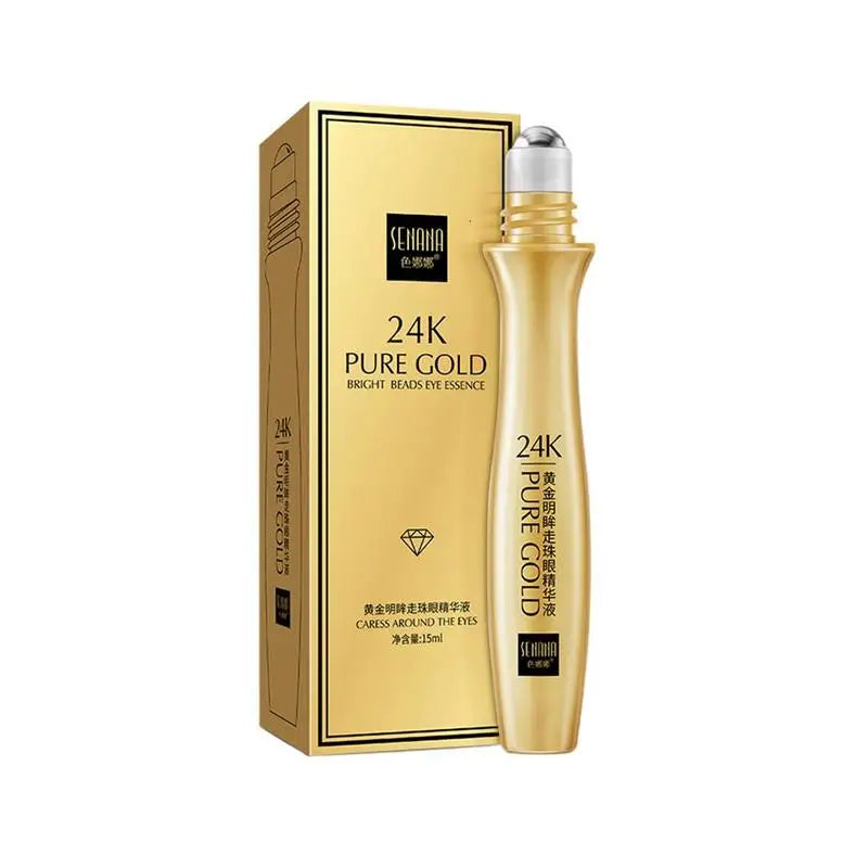 24K Gold Bright Eye Roller Serum 15ml by HitMyNeed