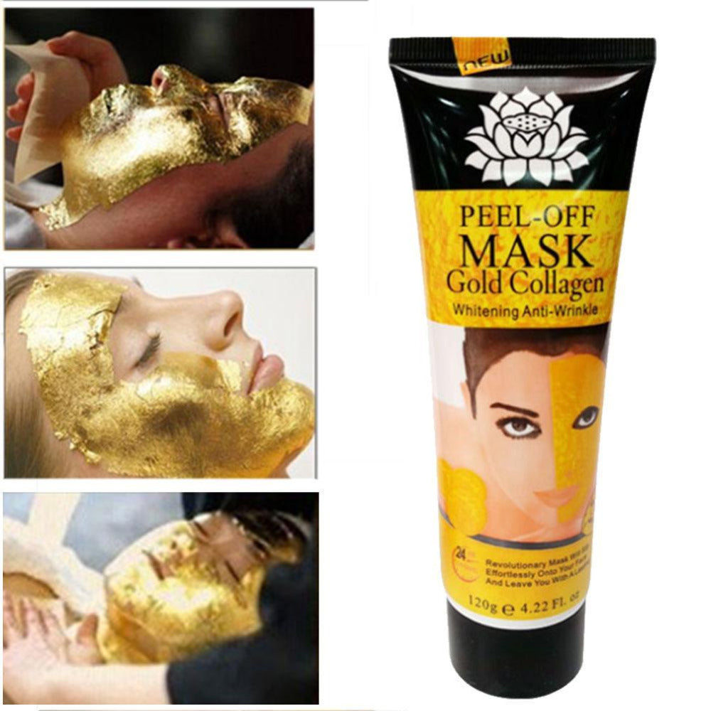 24K Gold Collagen Anti-Wrinkle Peel Off Facial Mask by HitMyNeed