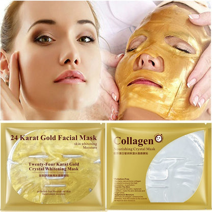 24K Gold Collagen Hydrating Face Mask by HitMyNeed