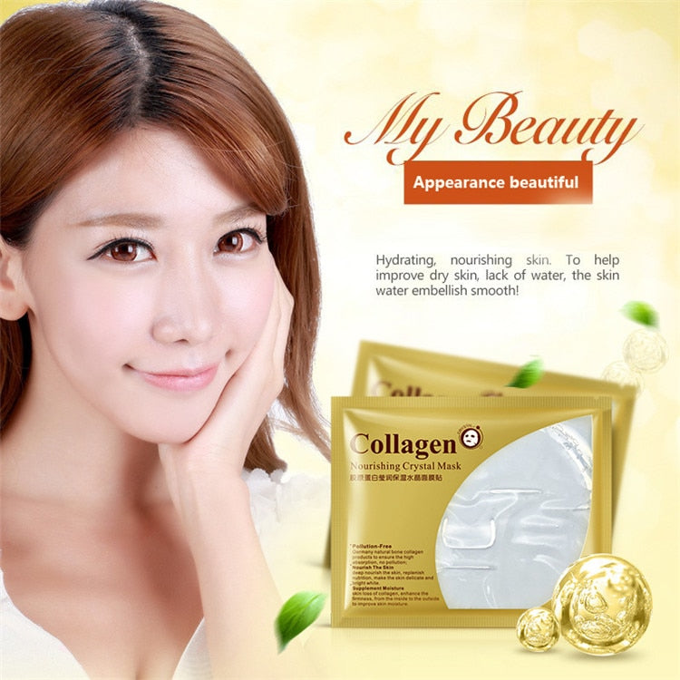 24K Gold Collagen Hydrating Face Mask by HitMyNeed