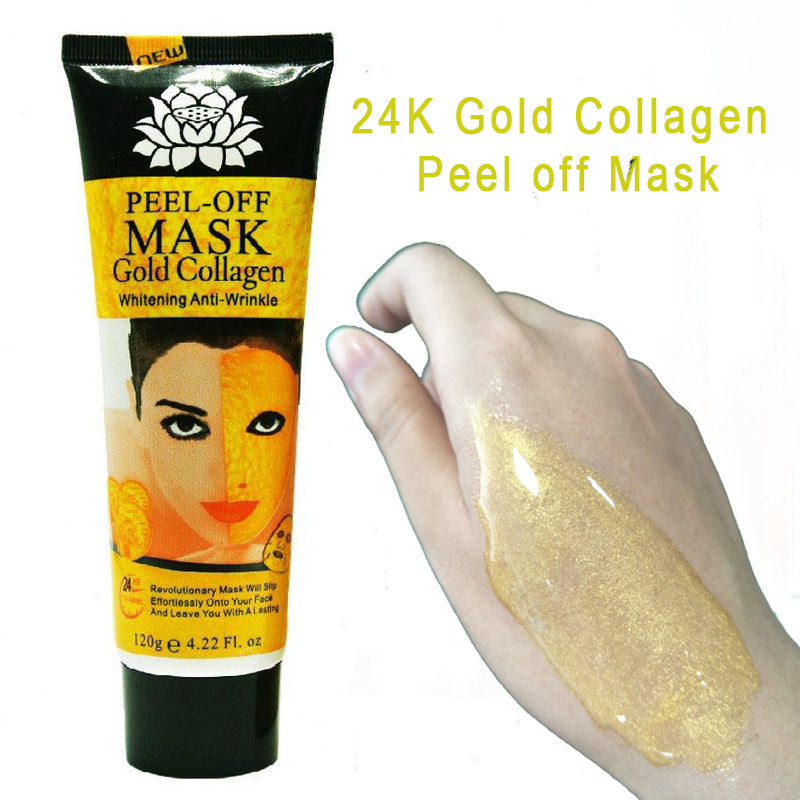 24K Gold Collagen Peel-Off Face Mask 120ml by HitMyNeed