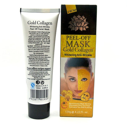 24K Gold Collagen Peel-Off Face Mask 120ml by HitMyNeed
