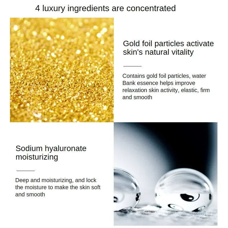 24K Gold Hyaluronic Acid & Niacinamide Face Serum by HitMyNeed