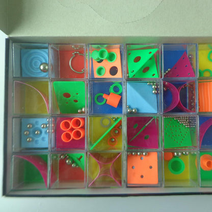 24pcs Brain Teaser Puzzle Cubes Set for All Ages by HitMyNeed