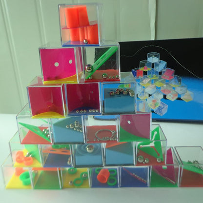 24pcs Brain Teaser Puzzle Cubes Set for All Ages by HitMyNeed