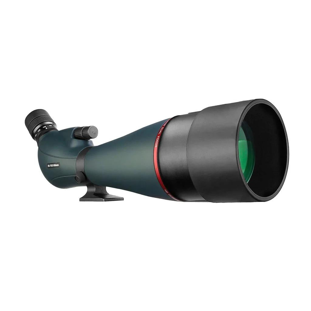 25-75x100 Spotting Scope with Dual Focus, FMC Optics by HitMyNeed