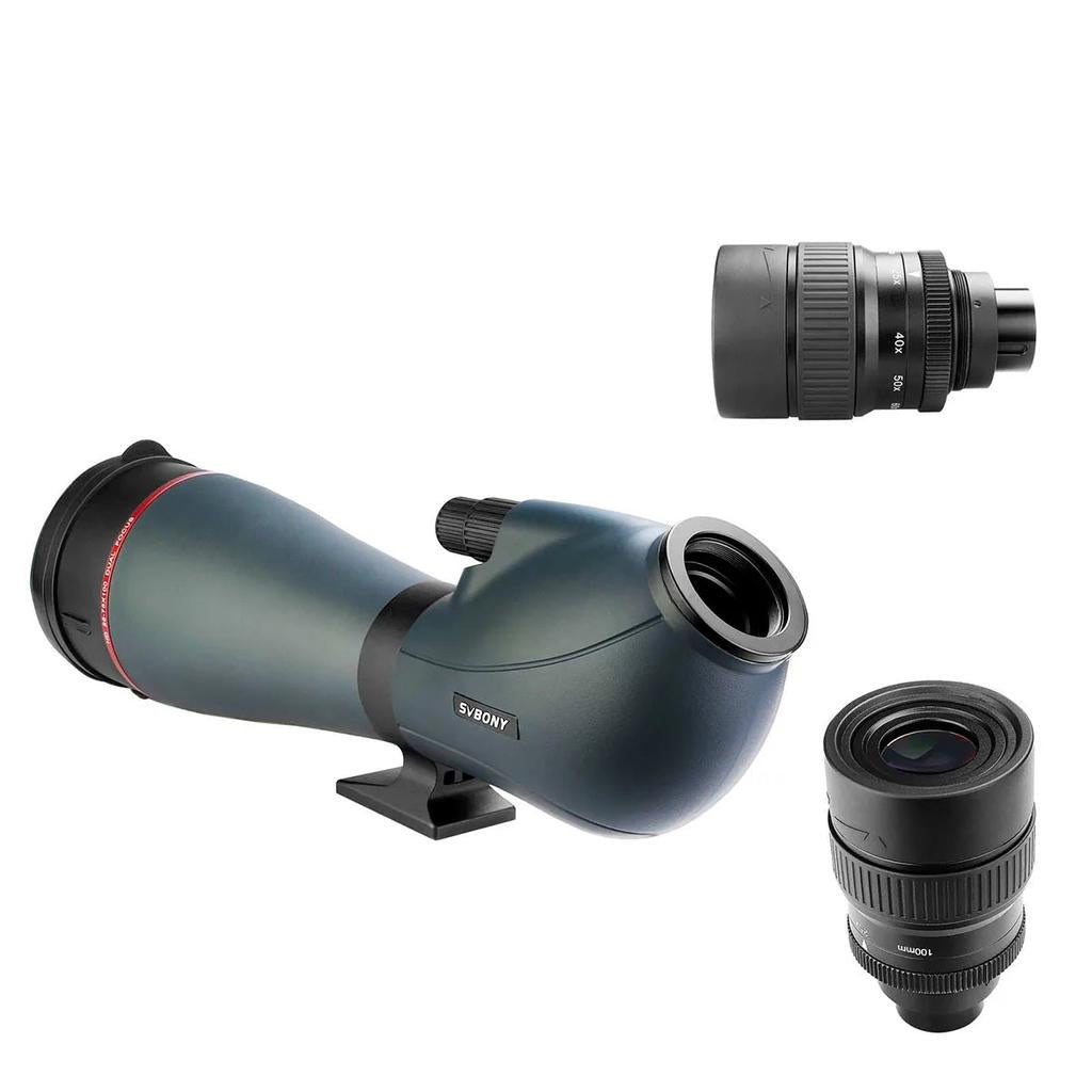 25-75x100 Spotting Scope with Dual Focus, FMC Optics by HitMyNeed