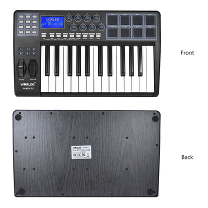 25-Key MIDI Keyboard with Drum Pads and USB by HitMyNeed