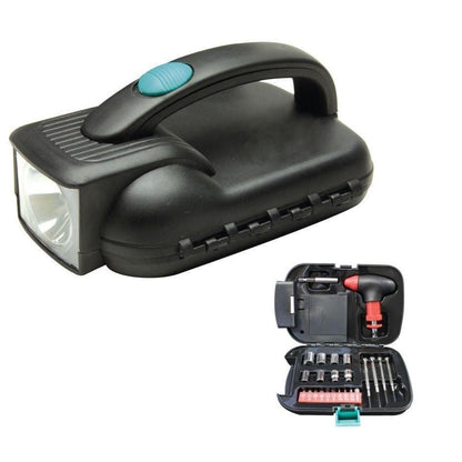 25-Piece Portable Mixed Tool Kit with Flashlight by HitMyNeed