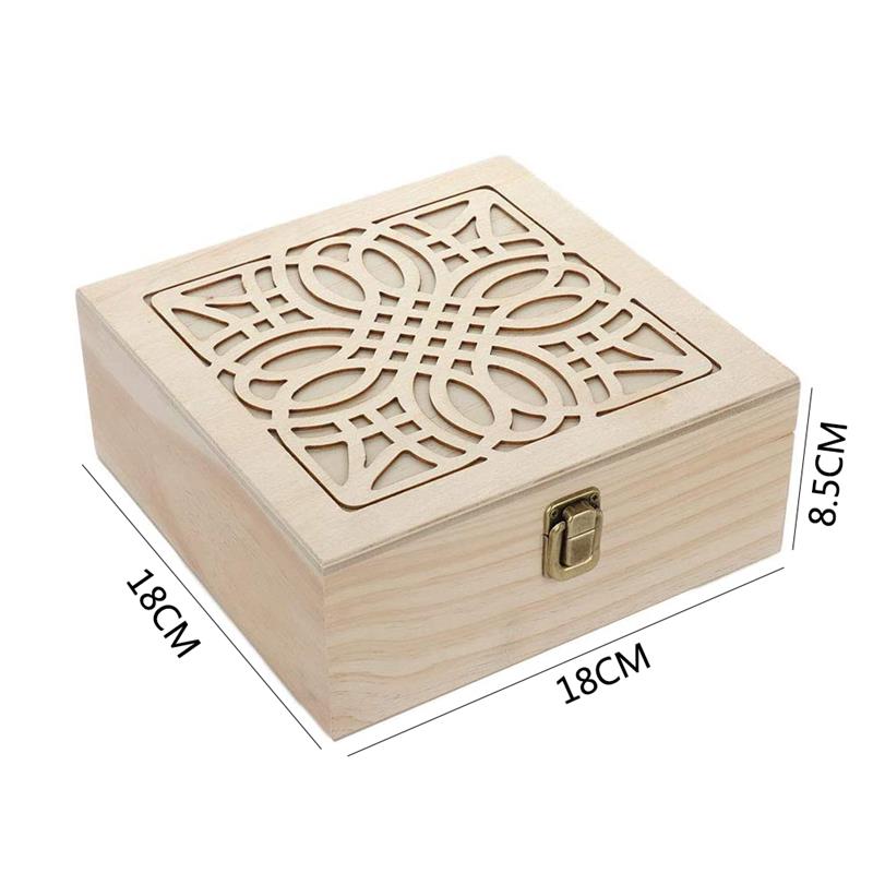 25-Slot Wooden Essential Oil Storage Box by HitMyNeed