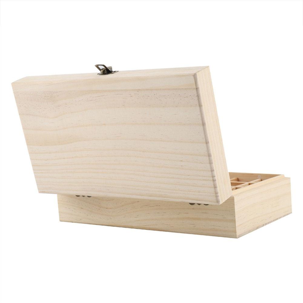 25 Slot Wooden Essential Oil Storage Box Organizer by HitMyNeed