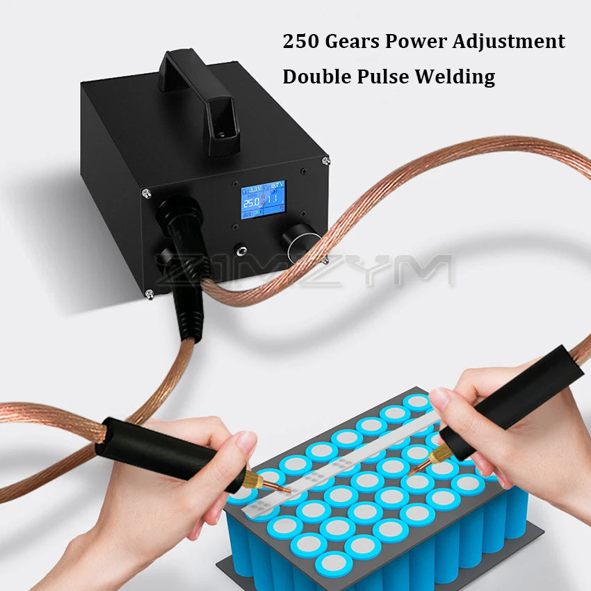250-Gear Dual-Pulse Spot Welder for 18650 Packs by HitMyNeed