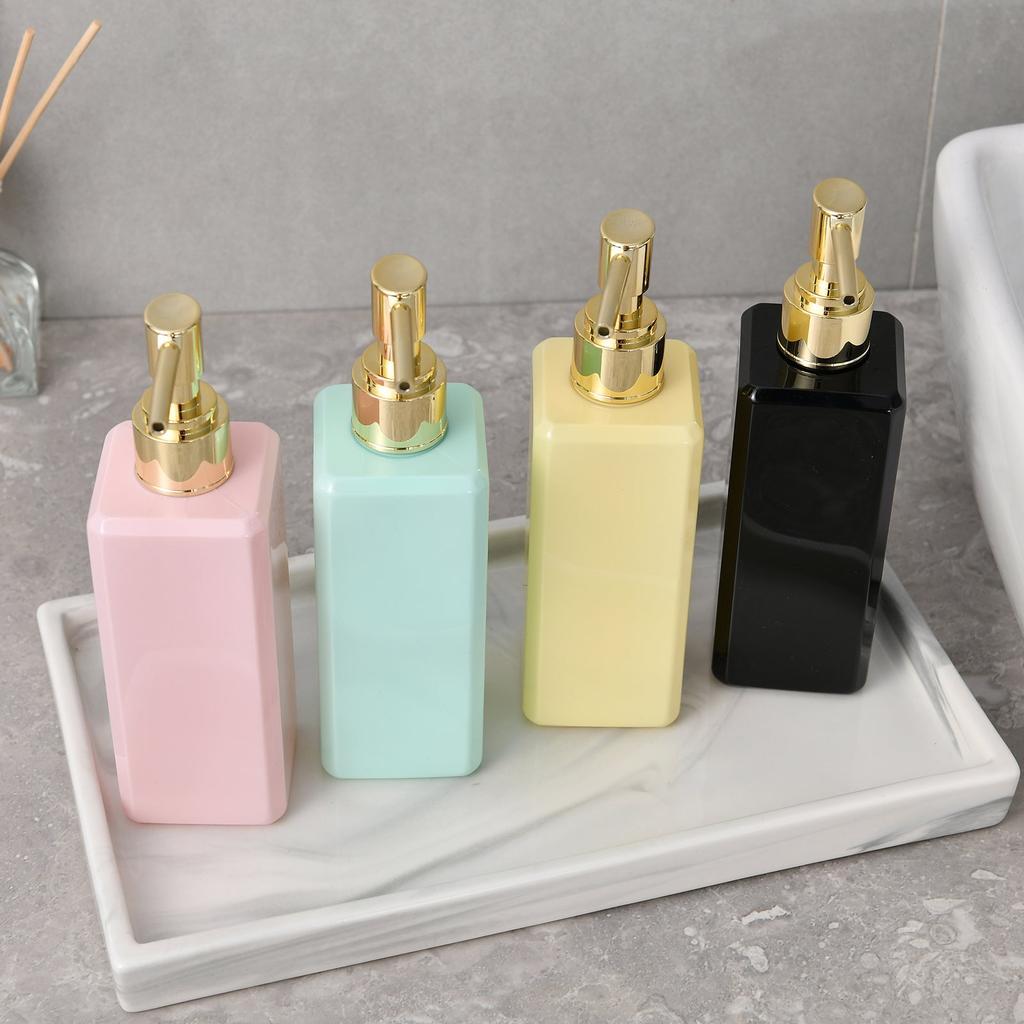 250ml Refillable Plastic Shampoo Dispenser Bottle by HitMyNeed