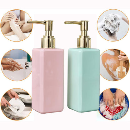 250ml Refillable Plastic Shampoo Dispenser Bottle by HitMyNeed