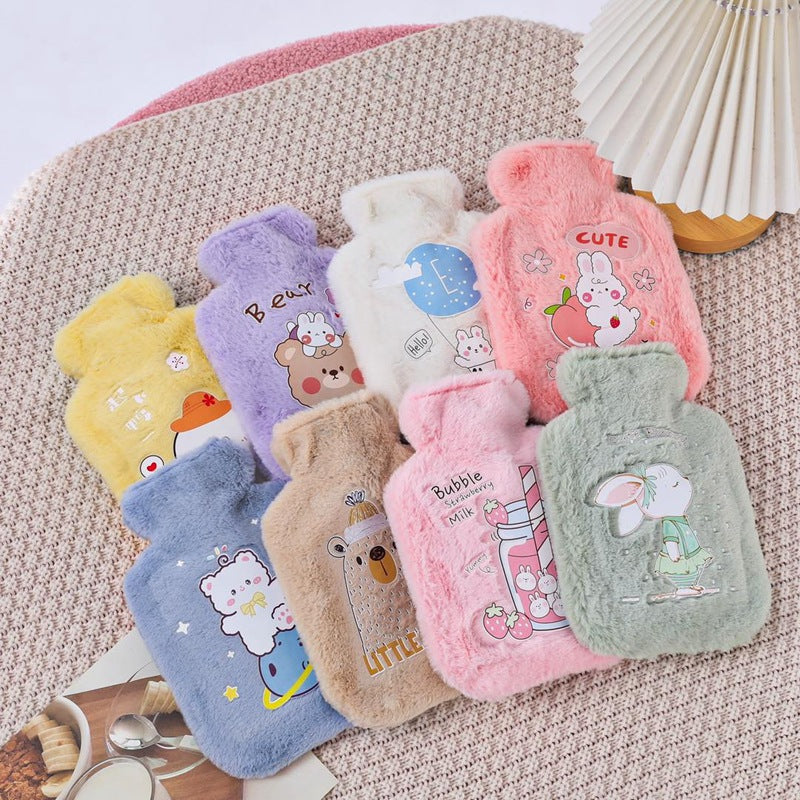 250ml Reusable Plush Hot Water Bottle by HitMyNeed