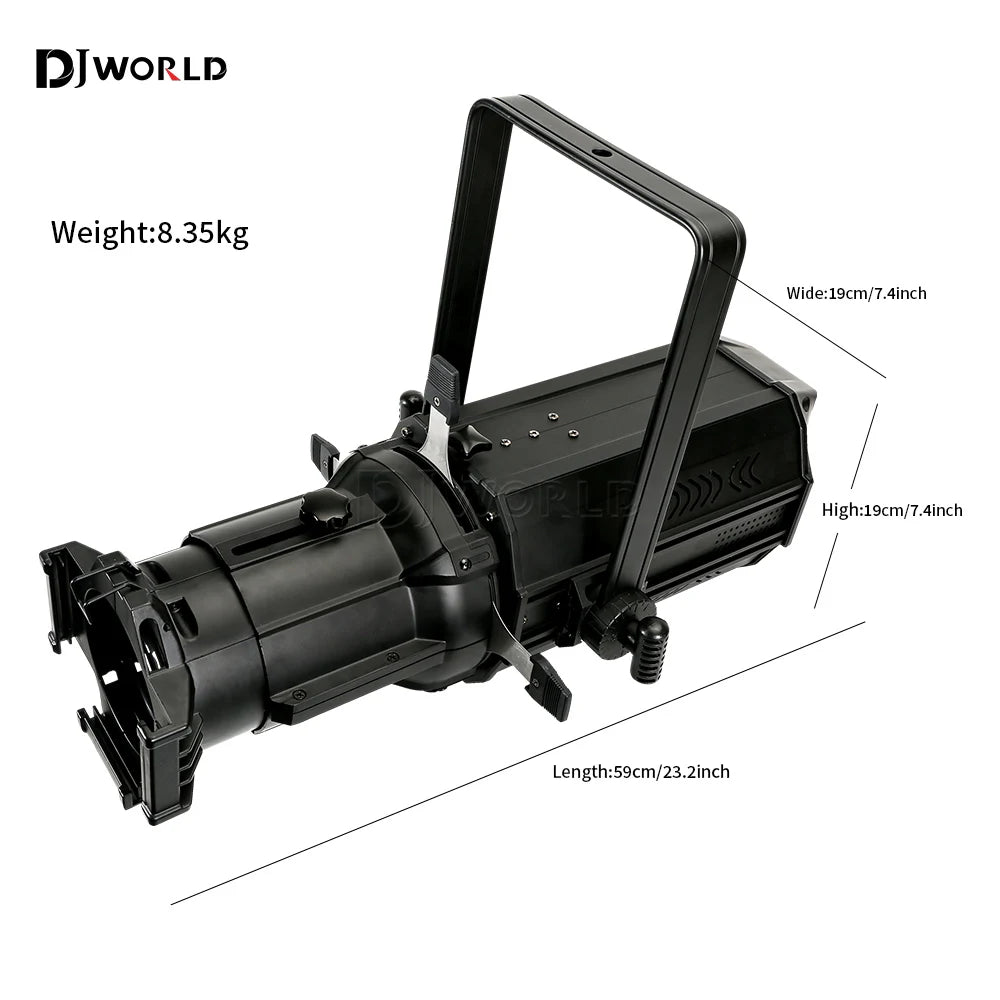 250W RGBW LED Ellipsoidal ERS Stage Spotlight by HitMyNeed