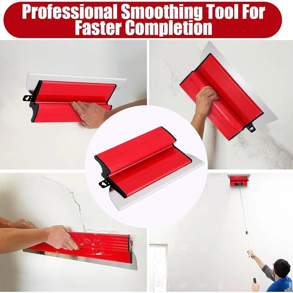 25/40cm Drywall Smoothing Spatula Flexible Skimming Blade by HitMyNeed