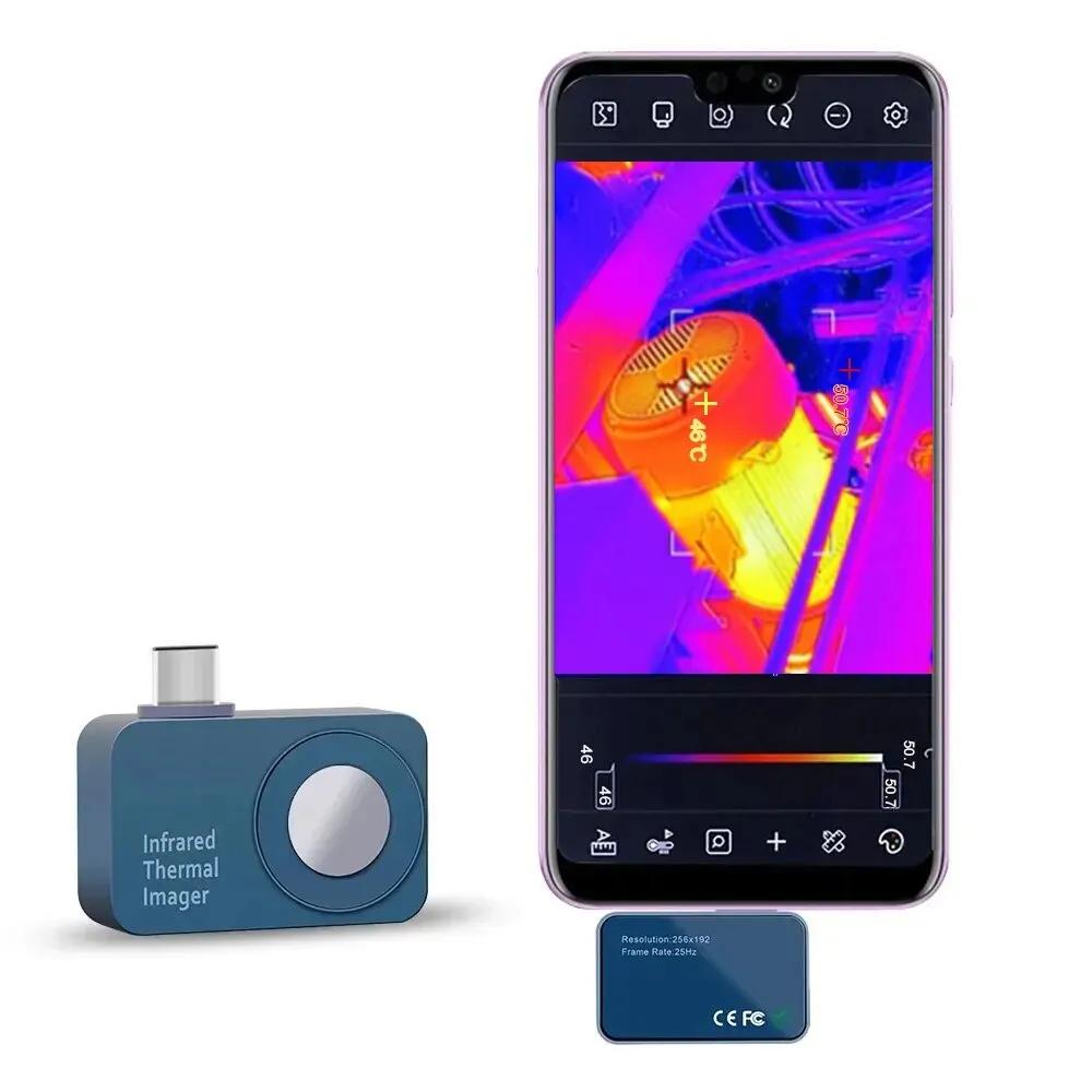 256x192 USB-C Android Thermal Imaging Camera 25Hz by HitMyNeed