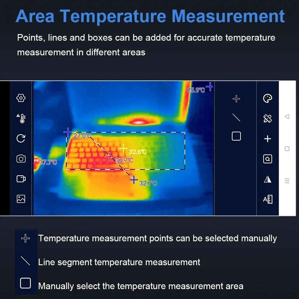 256x192 USB-C Android Thermal Imaging Camera 25Hz by HitMyNeed