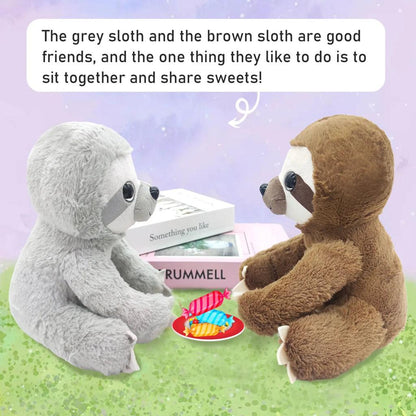 25cm Sloth Plush Toy - Soft Cuddly Gift by HitMyNeed