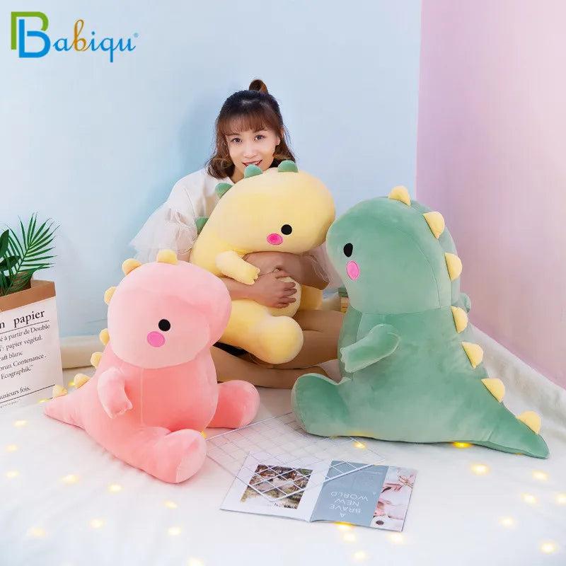 25cm Soft Dinosaur Plush Toy Pillow for Kids by HitMyNeed