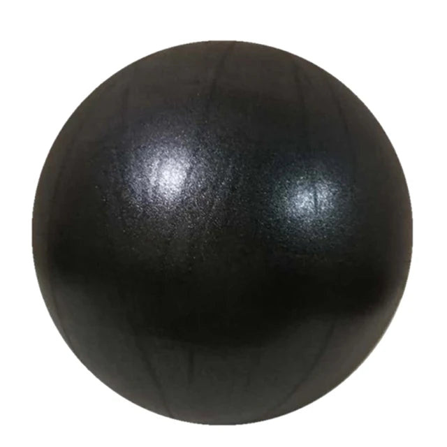 25cm Yoga Ball for Pilates, Core & Balance Training black by HitMyNeed