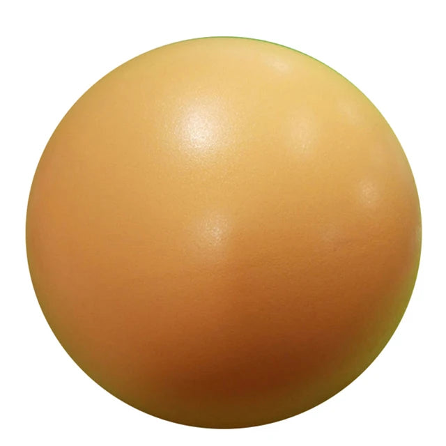 25cm Yoga Ball for Pilates, Core & Balance Training yellow by HitMyNeed